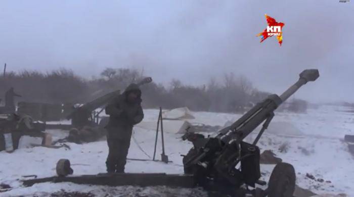 120 мм гаубицы "Нона-К" в боях на Донбассе