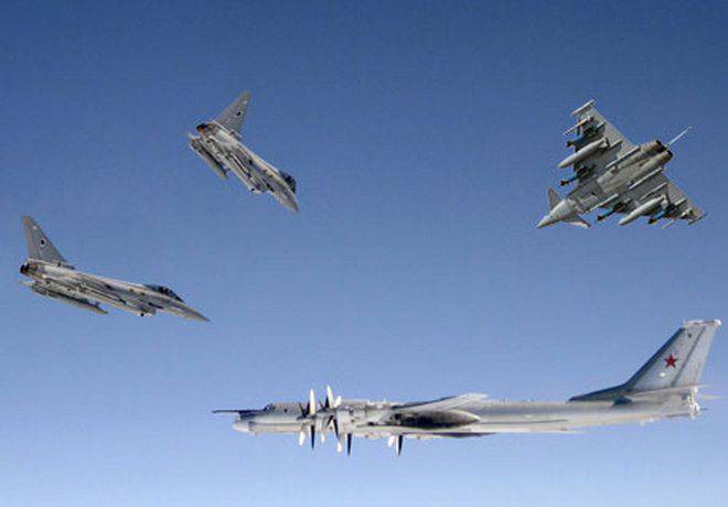 НАТО против российских бомбардировщиков: Что произошло в небе над Британией?