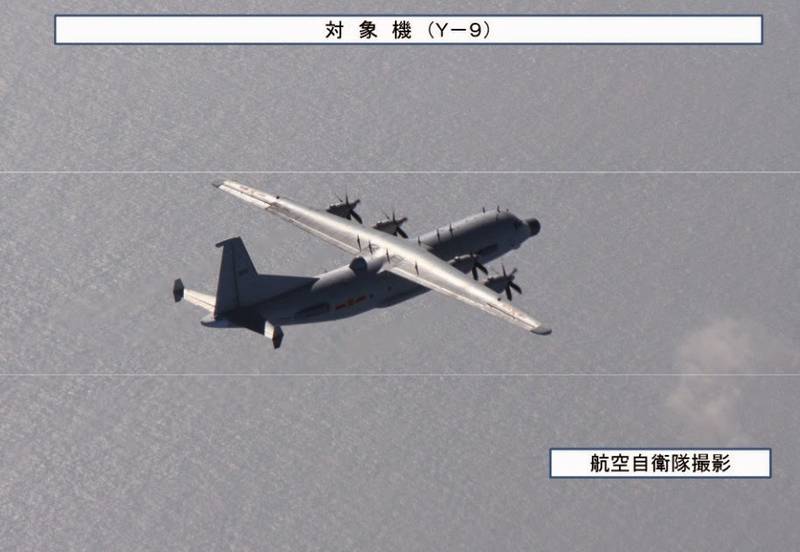 Вблизи Японии был перехвачен новейший китайский разведывательный самолет GX-8 ELINT
