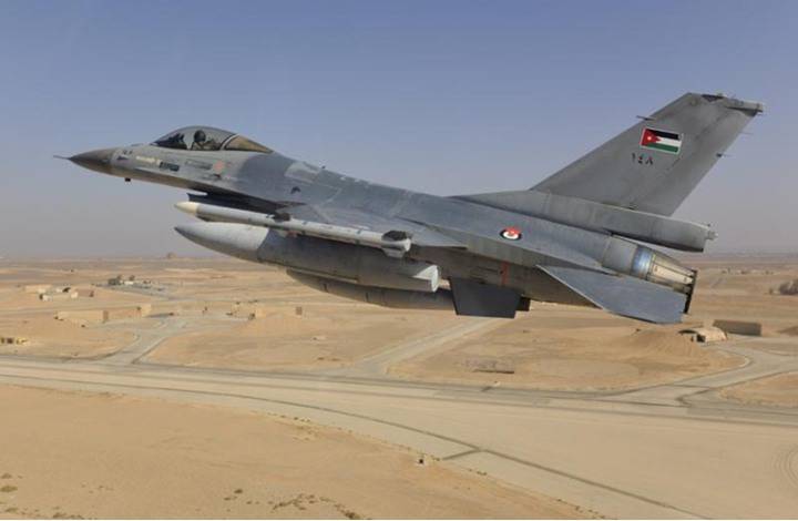 Иорданская армия опубликовала видео бомбардировок ISIS