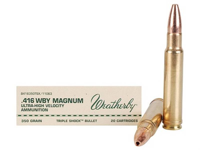 Патрон .416 Weatherby Magnum