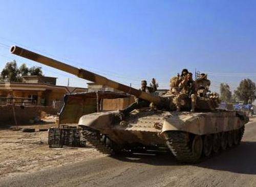 Вблизи иракского города Тикрит обнаружили иранские танки Т-72
