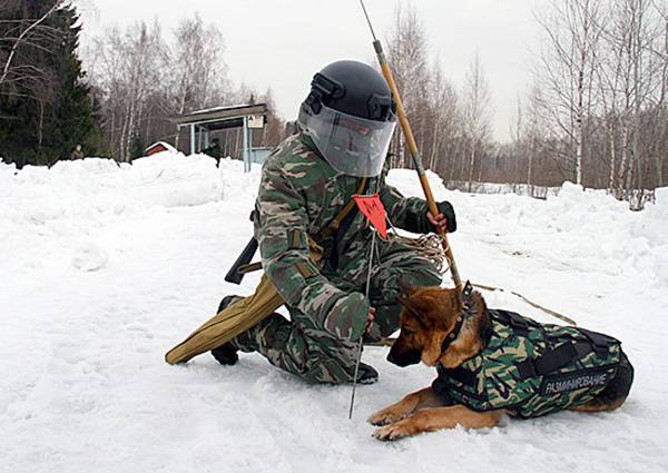 Саперы ЮВО впервые использовали новый защитный костюм «Сокол» в Чечне
