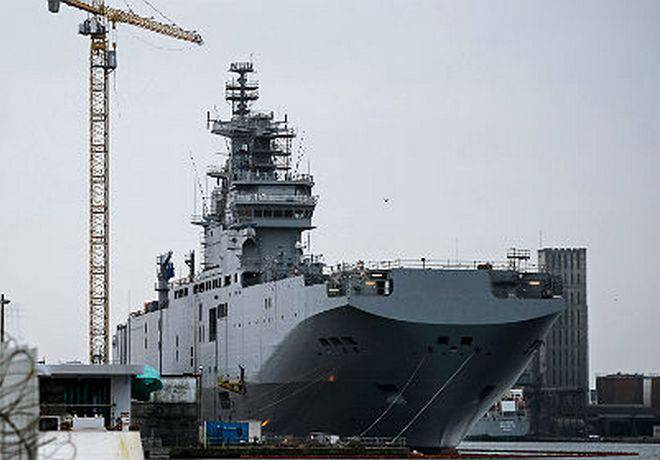 Испытания «Мистраля» в открытом море пройдут без российских военных