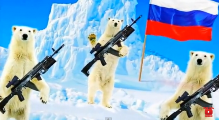 Арктический прикол русских военных над американцами!