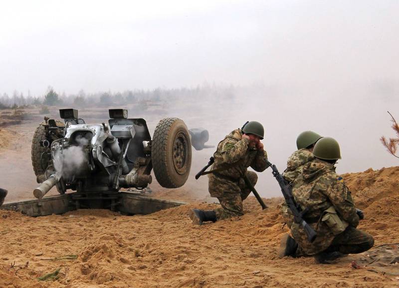 Десантники ВСУ проходят артиллерийскую подготовку на Житомирщине