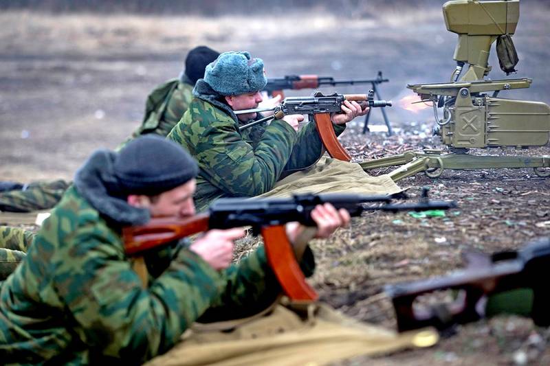 ДНР переходит от боевой стрельбы к учебной