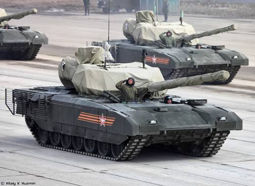 Российский танк Т-14 "Армата" выдержит атаки с любого направления
