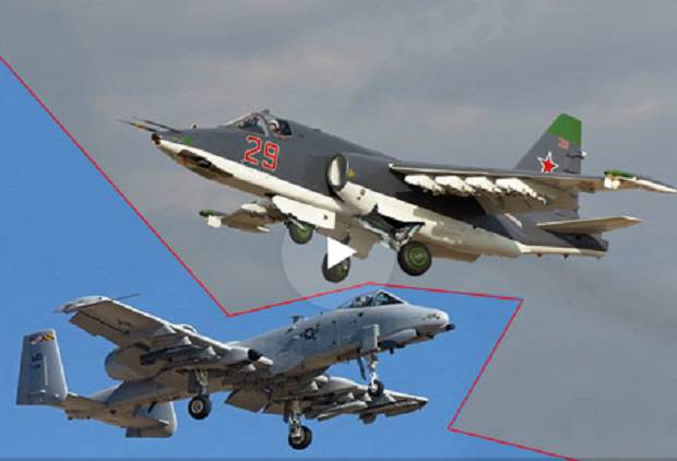 Су-25 против А-10