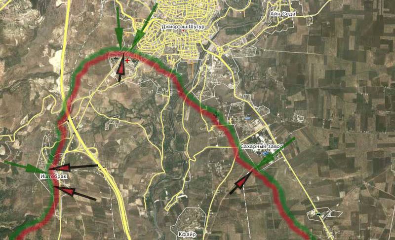 Исламисты захватили Джиср аш-Шугур и штурмуют лагерь Кармид в сирийской провинции Идлеб