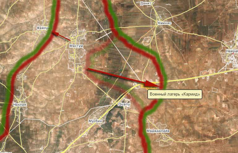 Сирийская армия вернула потерянные позиции в районе военного лагеря Кармид