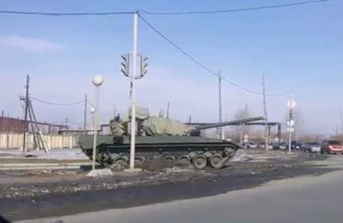 Новое видео танка Армата
