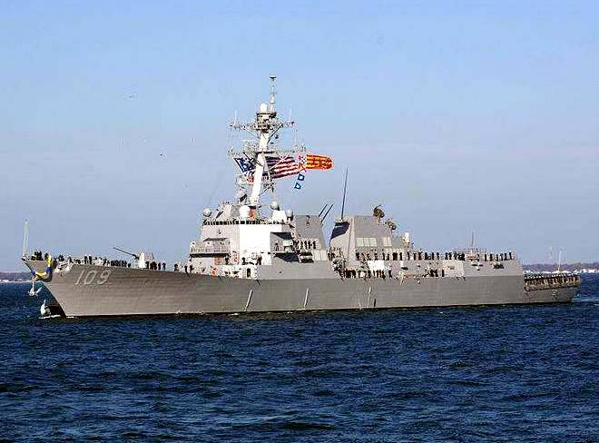 Американский эсминец с системой «Иджис» вошел в Черное море Американский эсминец с системой «Иджис» вошел в Черное море