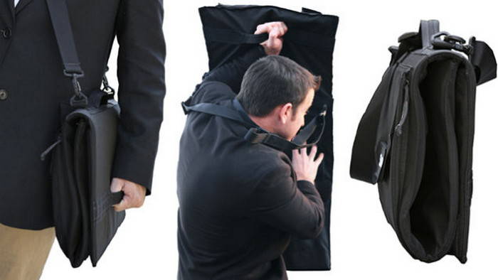 Пуленепробиваемая сумка-щит от компании Multi Threat Shield