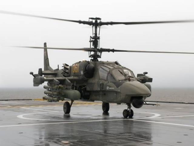 Испытания корабельного вертолета Ка-52К «Катран» пройдут в 2015 году