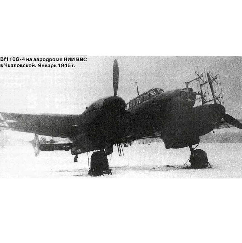 Испытано в СССР. Истребитель-перехватчик Bf 110 G-4 и его радиолокатор FuG 202