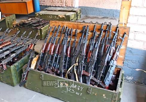 МВД ЛНР изъяло в Краснодоне около 200 единиц оружия