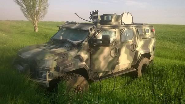 Украинские силовики заявили о возвращении ранее захваченного ополчением бронеавтомобиля «Спартан»