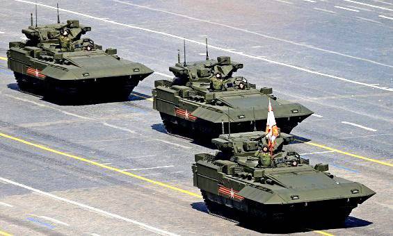 NI: Китай и Индия встанут в очередь на покупку российской "Арматы"
