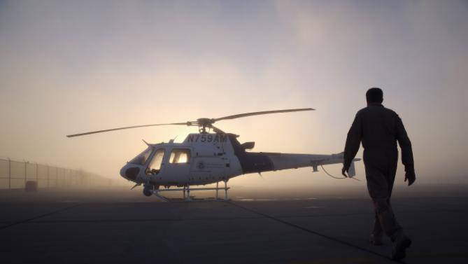 Американский патрульный вертолет был обстрелян вблизи границы с Мексикой