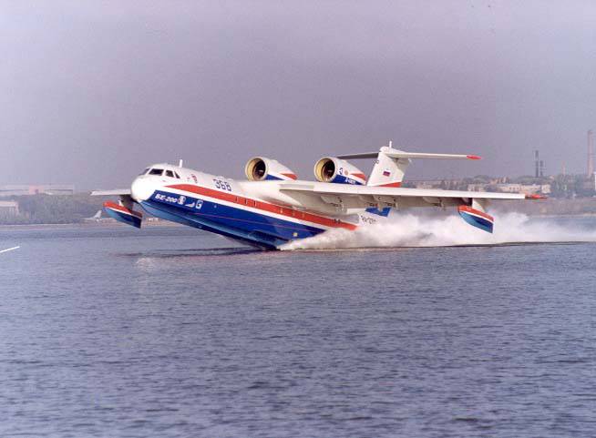 Самолет-амфибия Бе-200 модернизирован