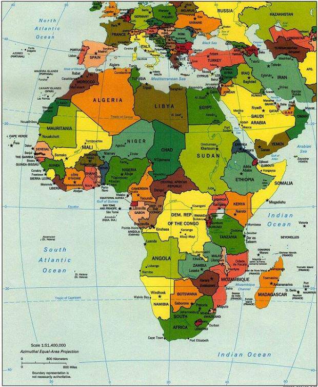 Распределение доходов от войны в Африке