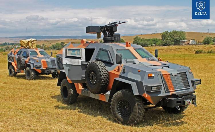Грузия поставила в Конго новые бронированные машины «Didgori»