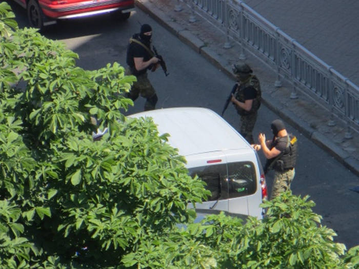 В центре Киева произошла перестрелка с преследованием