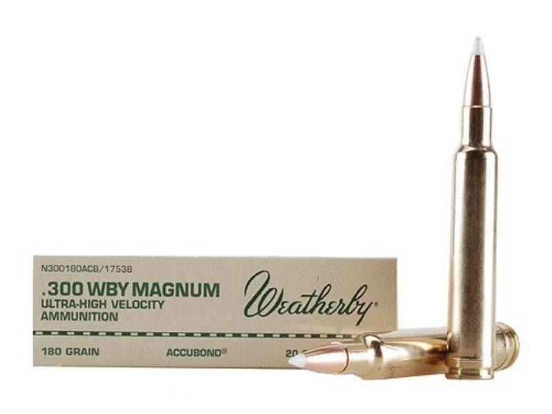 Патрон .300 Weatherby Magnum