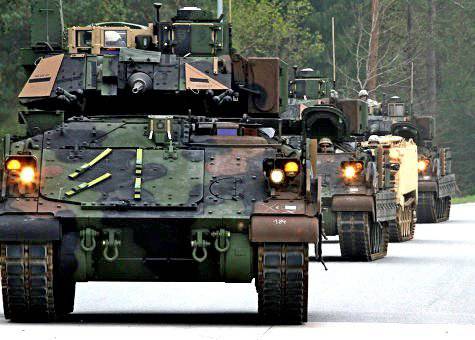 Пентагон подтвердил массовую переброску американских танков к границам России