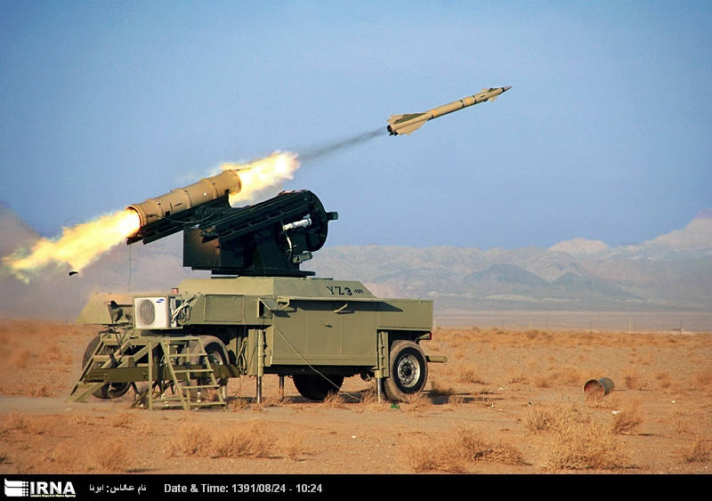 Зенитные ракетные комплексы системы ПВО вооружённых сил Ирана