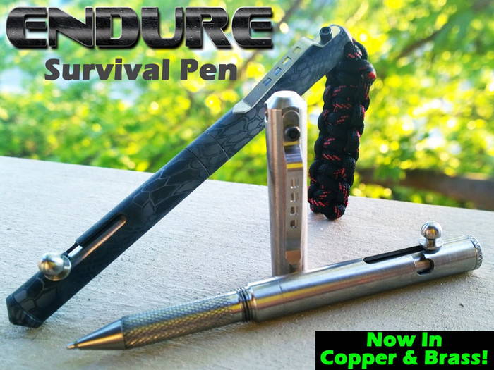 Титановая ручка Endure для выживания