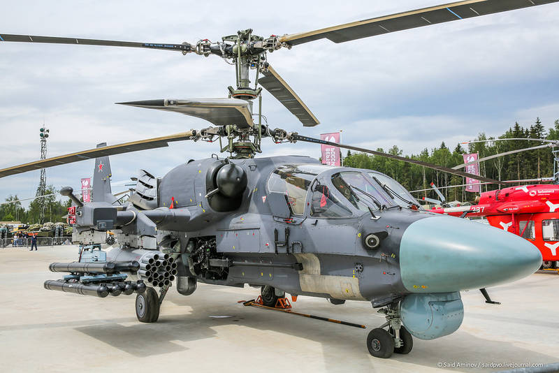 Ка-52К на форуме «Армия-2015»