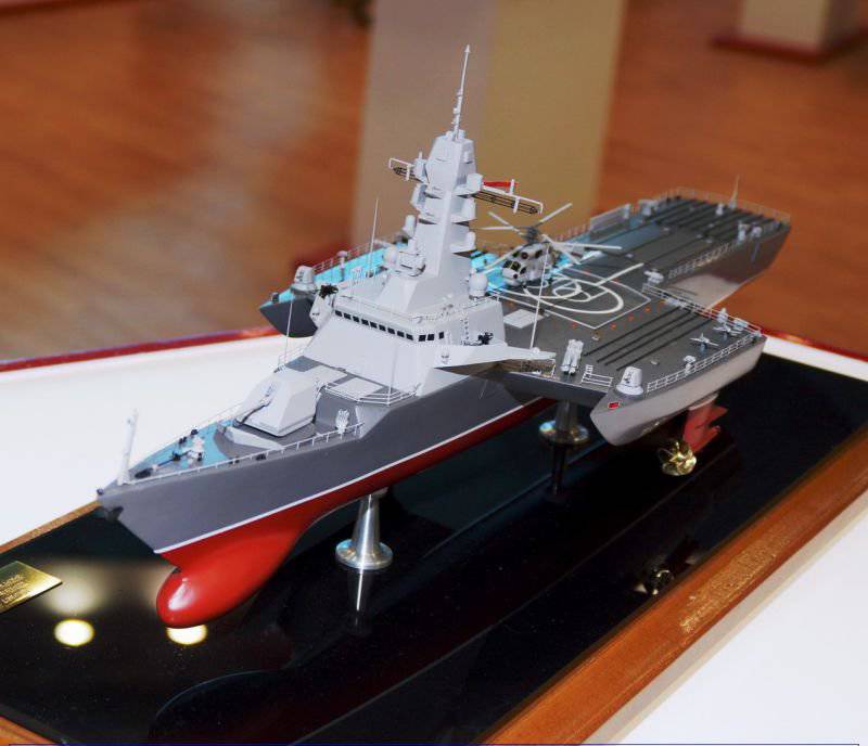 Новый корвет-тримаран «Русич-1» сможет вести бой при 6-бальном шторме