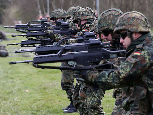 Немецкие солдаты будут участвовать в двух учениях на территории Украины