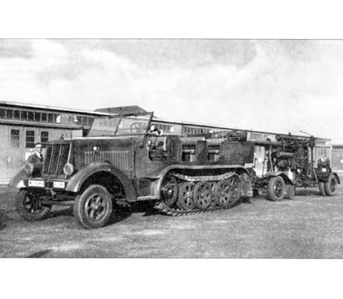 Полугусеничный артиллерийский тягач Sd.Kfz.6