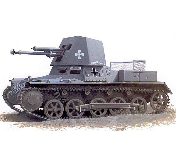 47-мм противотанковая самоходная пушка «Panzerjäger 1»