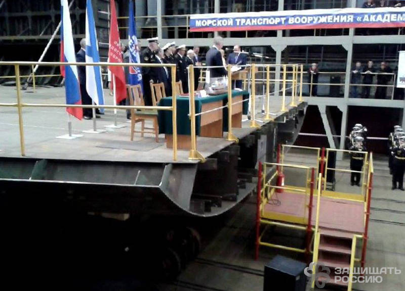 На «Звездочке» заложили новый транспортный корабль «Александр Макеев»