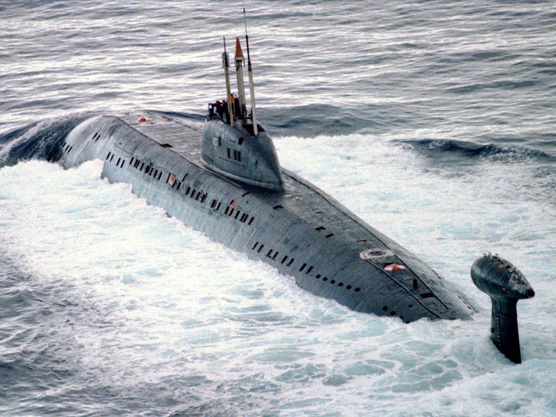 Советские атомные подводные лодки проекта 671