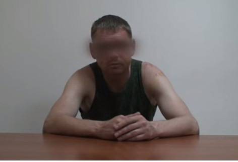 СБУ показала видео допроса человека, называемого «российским майором»