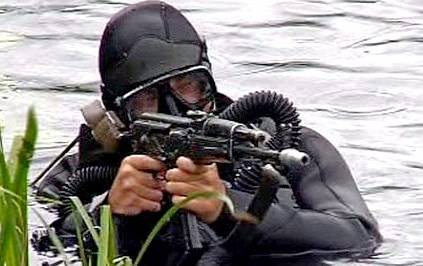 Тактические занятия боевых пловцов ВДВ