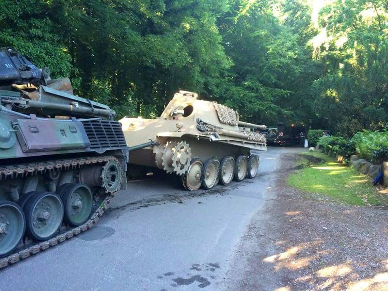 Немецкая полиция нашла в подвале виллы танк времен Второй мировой
