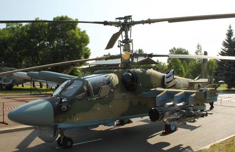 Вертолет Ка-52 выпуска 2015 года Вертолет Ка-52 выпуска 2015 года