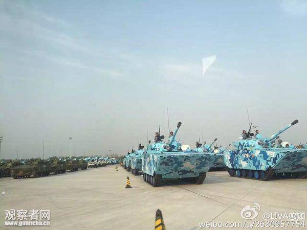 В Китае прошла репетиция грандиозного военного парада