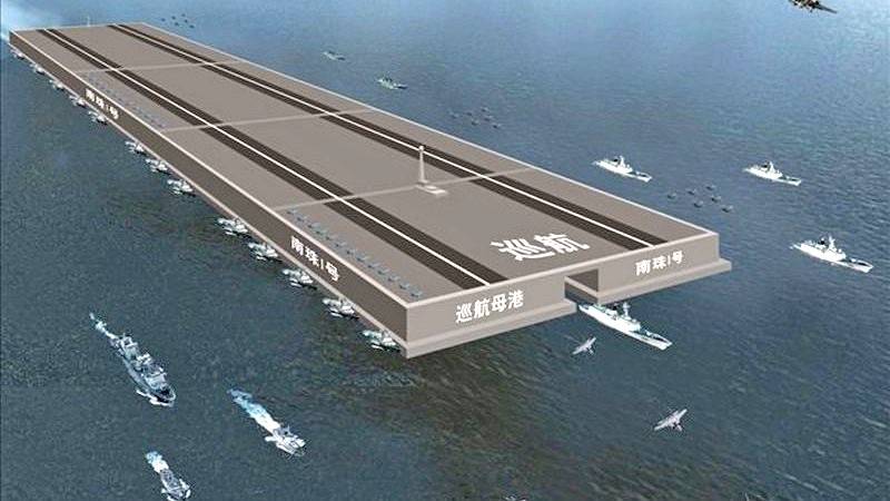 Китай запускает проект создания гигантских плавающих крепостей