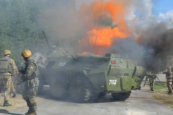 Минобороны Украины заявило о масштабных боях на Востоке Украины