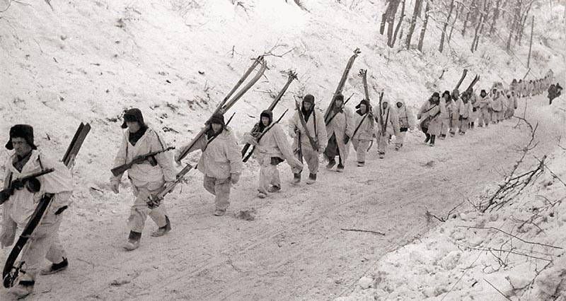 Лыжники ГРУ в Зимней войне