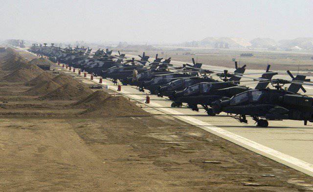 Американцы перебрасывают вертолеты Apache к Рамади