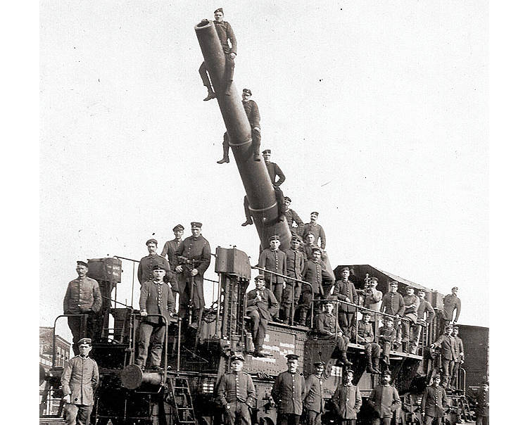 Германская 240-мм железнодорожная артиллерийская установка  «Theodor Karl»
