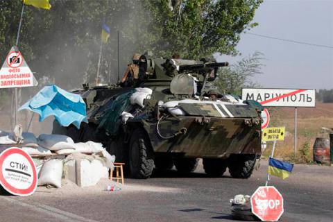 Генштаб Украины усилил оборону Мариуполя морской пехотой
